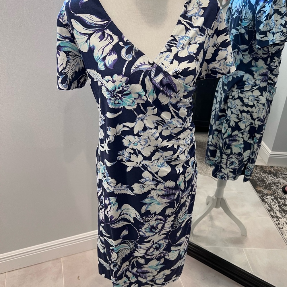 Floral V-Neck Dress